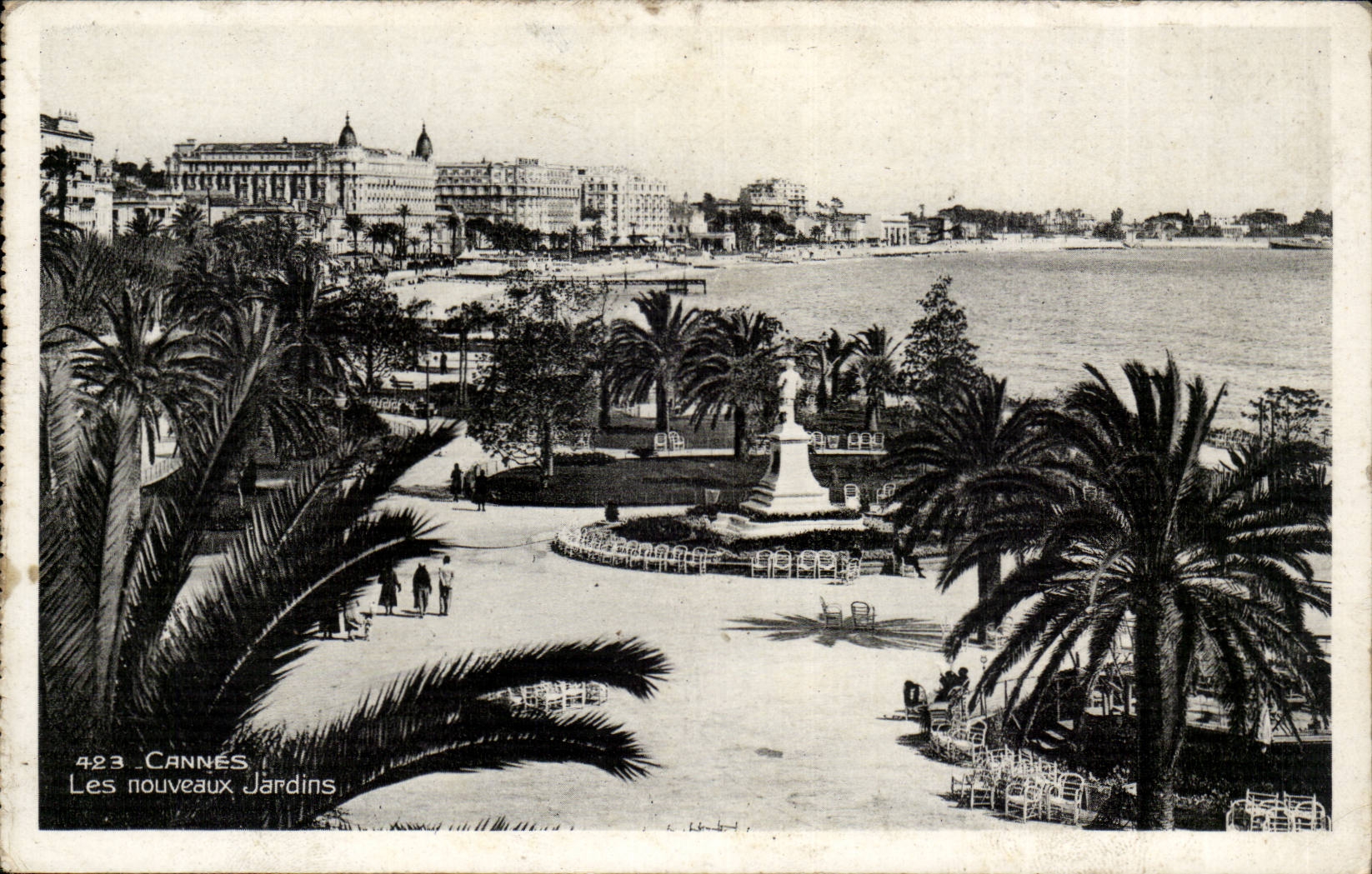 Cannes CPA new gardens