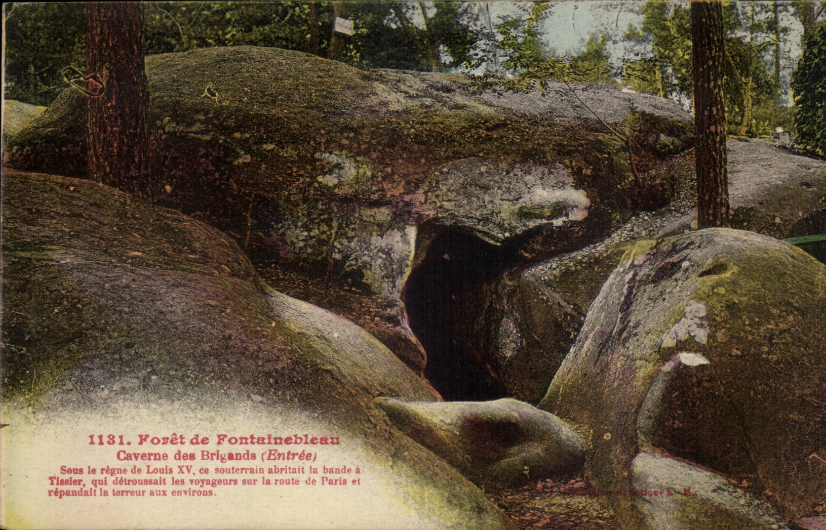 Fontainebleau CPA Cave of the brigands (Entering)