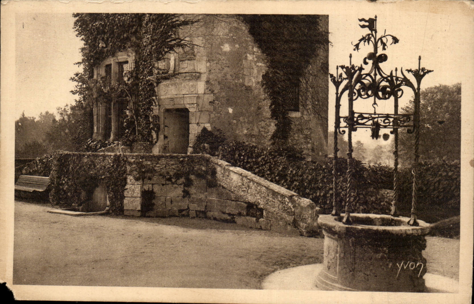 CPA Chateau de Chenonceaux Le puits