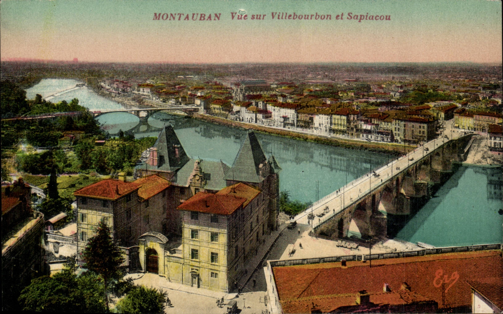 Montauban CPA Seen on Vileurbon and Sapiacou