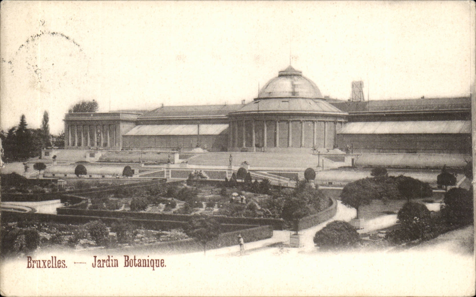 Belgie Belgium Brussels CPA Botanical garden