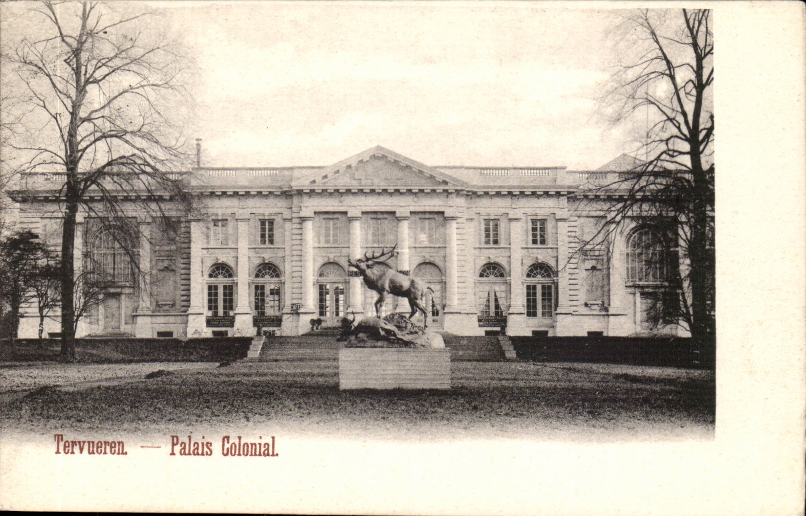 Belgie Belgium Tervueren CPA colonial Palate