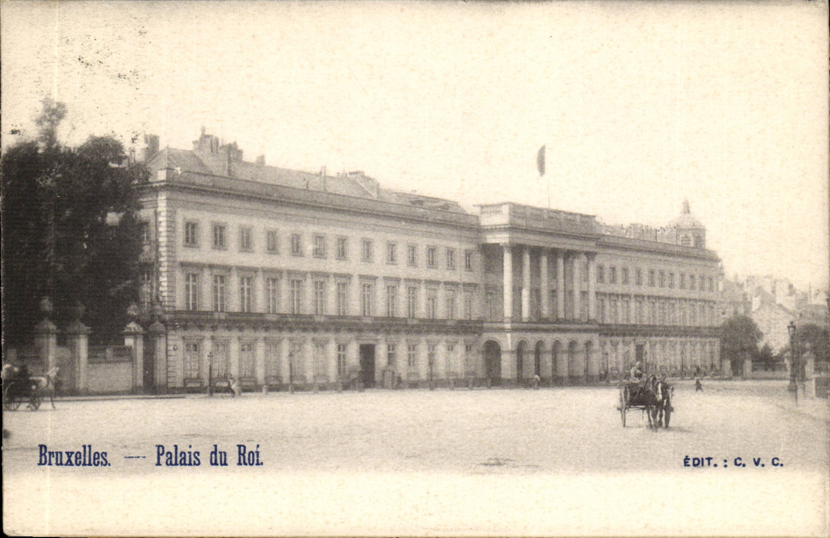 Belgie Belgium Brussels CPA Palate of the king