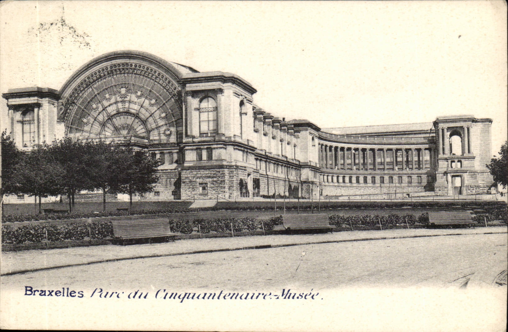 Belgie Belgium Brussels CPA Park of the fiftieth anniversary Museum