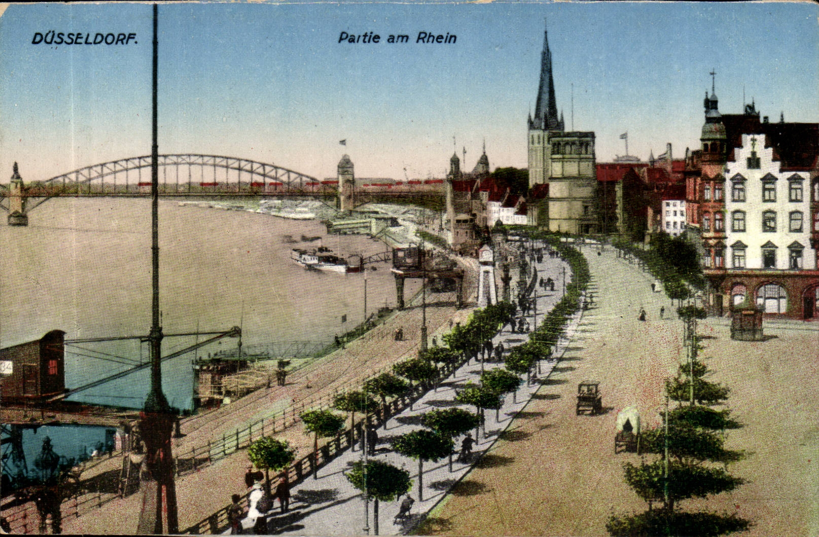 Germany Dusseldorf CPA Left amndt Rhein