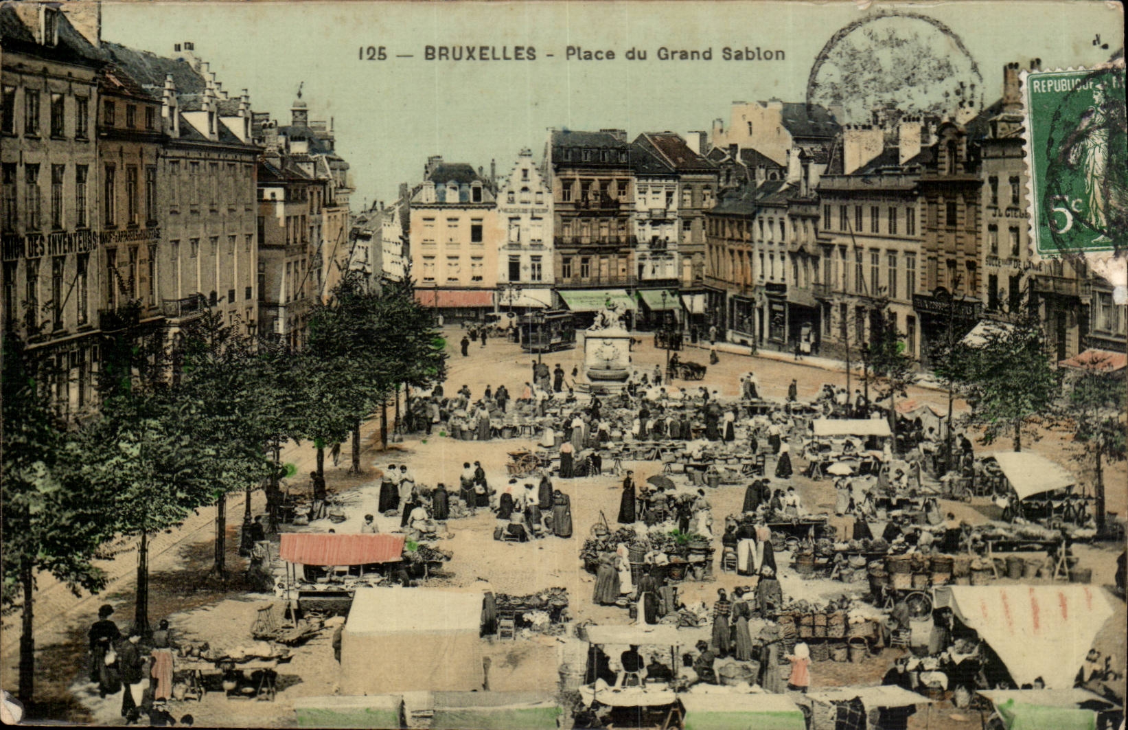 Belgie Belgium Brussels CPA Places Large Fine sand