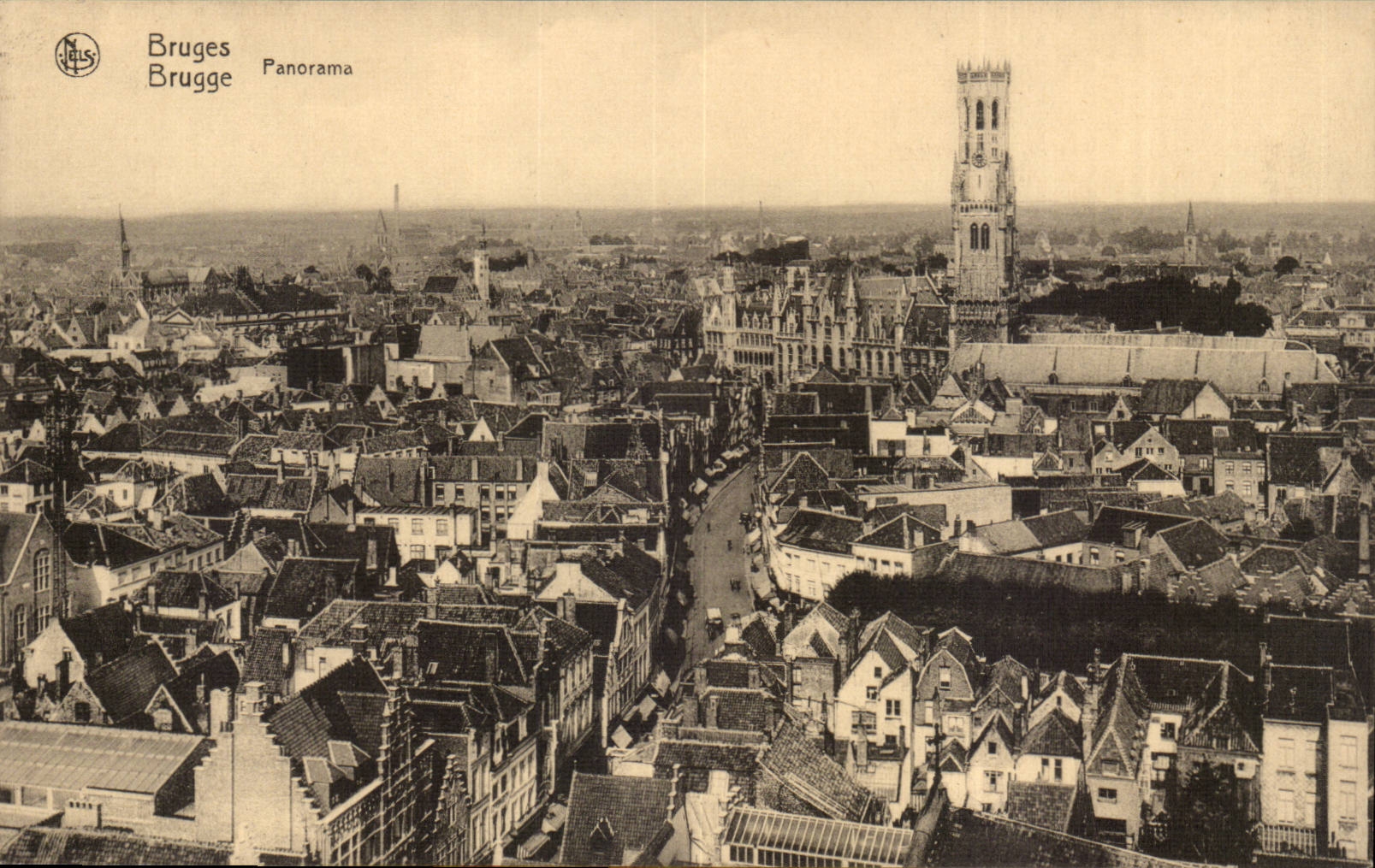 Belgie Belgium Bruges CPA Panorama