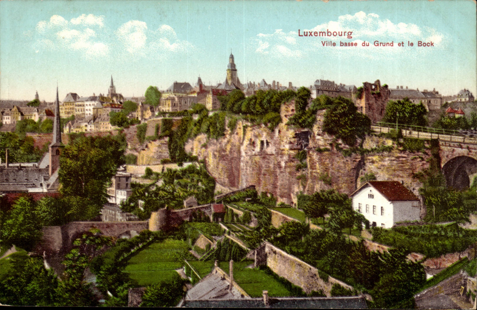 Belgie Belgium Luxembourg CPA low City of large and the Glass of bier