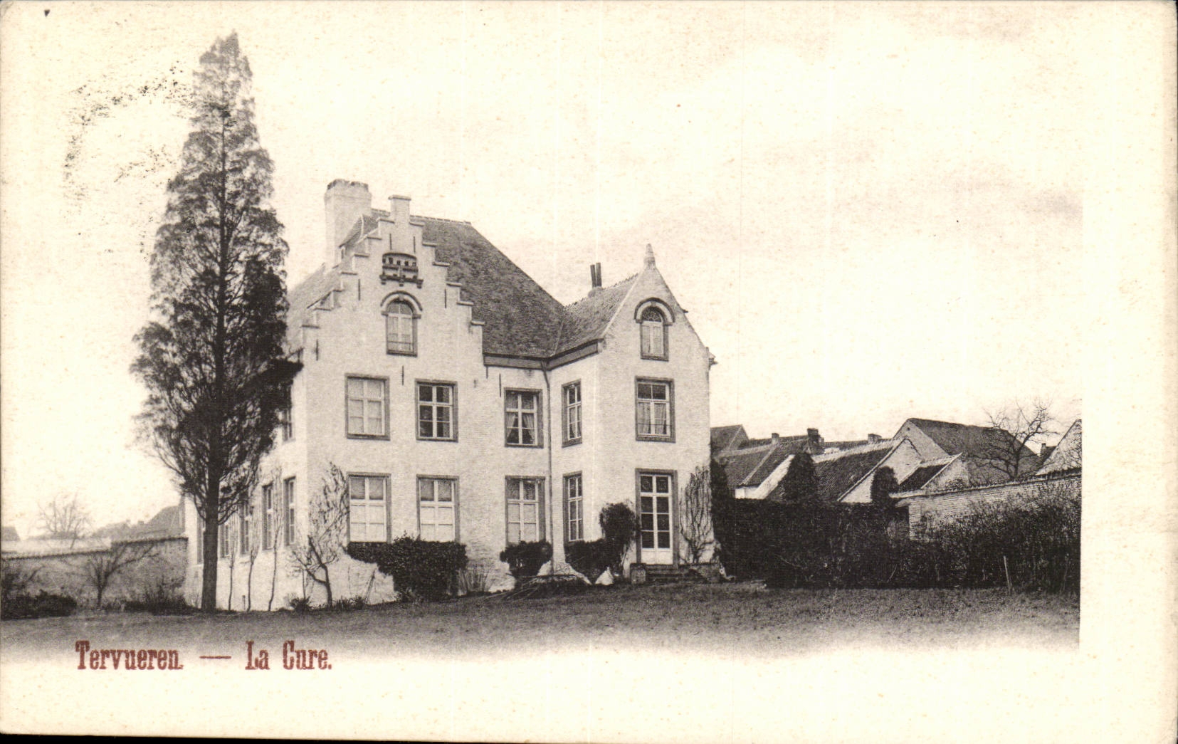 Belgie Belgium Tervueren CPA Train station