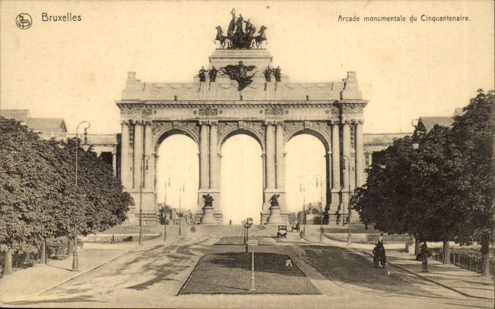 Belgie Belgium Brussels CPA monumental Arcade of the fiftieth anniversary