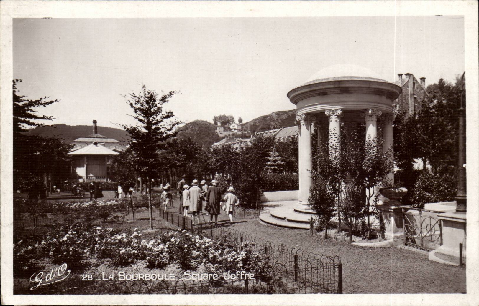 BOurboule CPA Joffre allgemeiner Garten