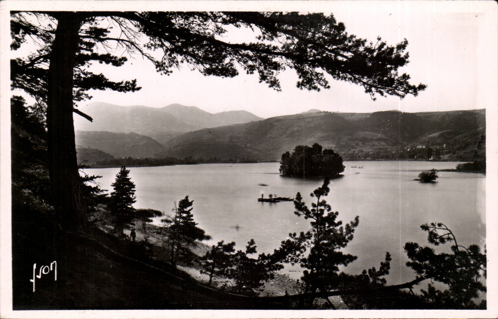 Surroundings of the Mount Gild CPA the lake Chambon (880m)