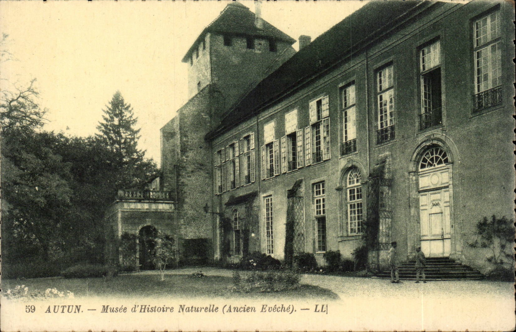 Autun CPA Museum of natural history (old eveche)