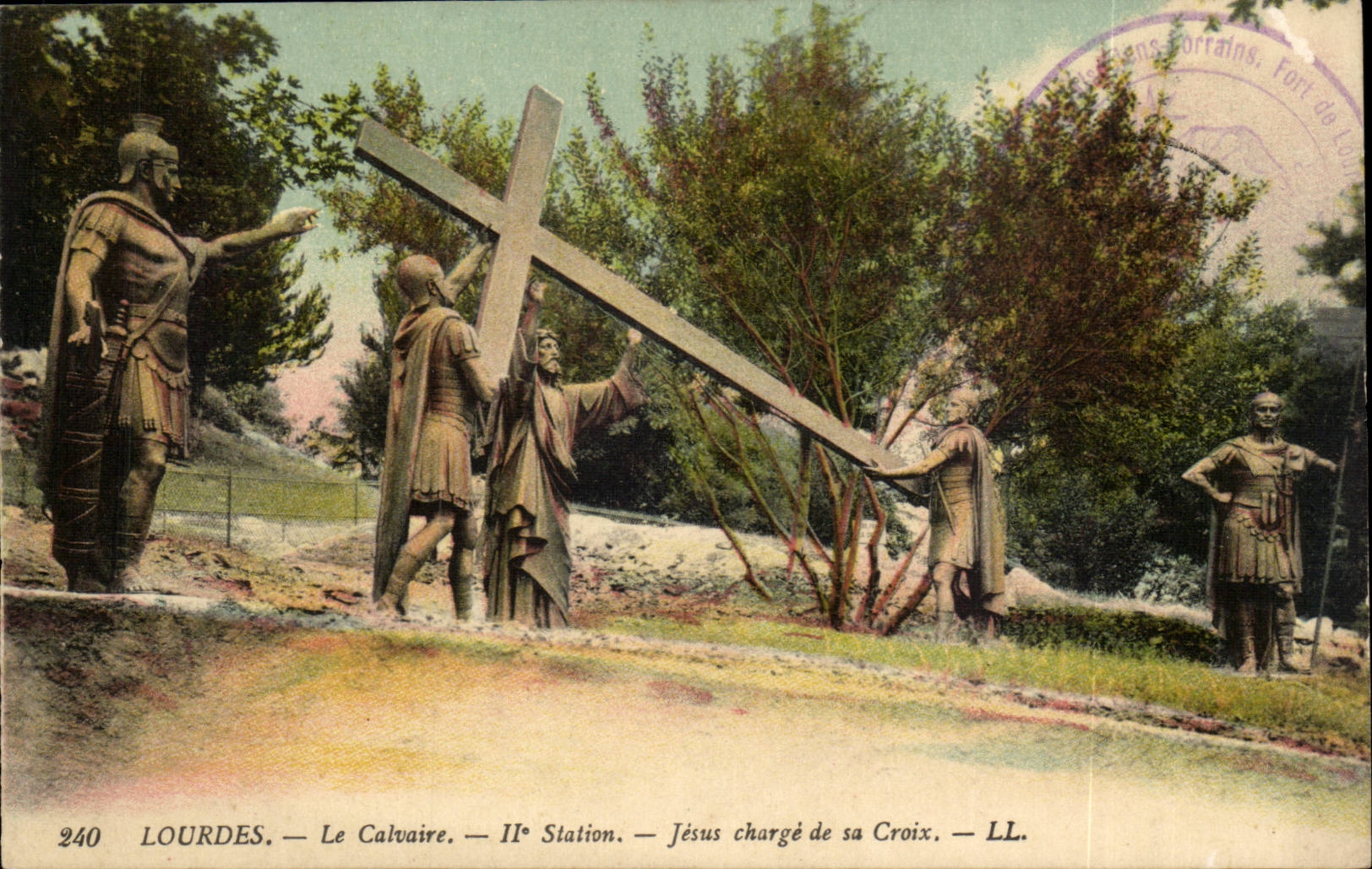 Lourdes CPA the Jesus martyrdom charges with his cross