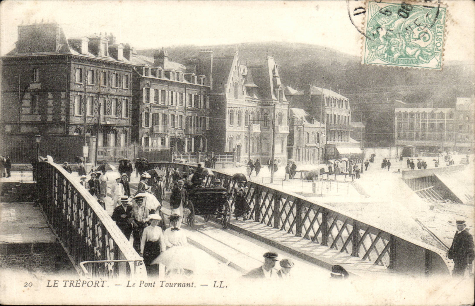 Treport CPA the revolving bridge