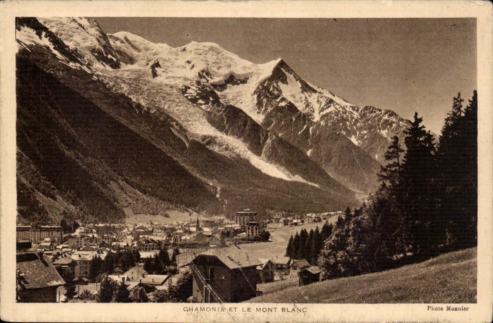 CPA Chamonix et le Mont Blanc