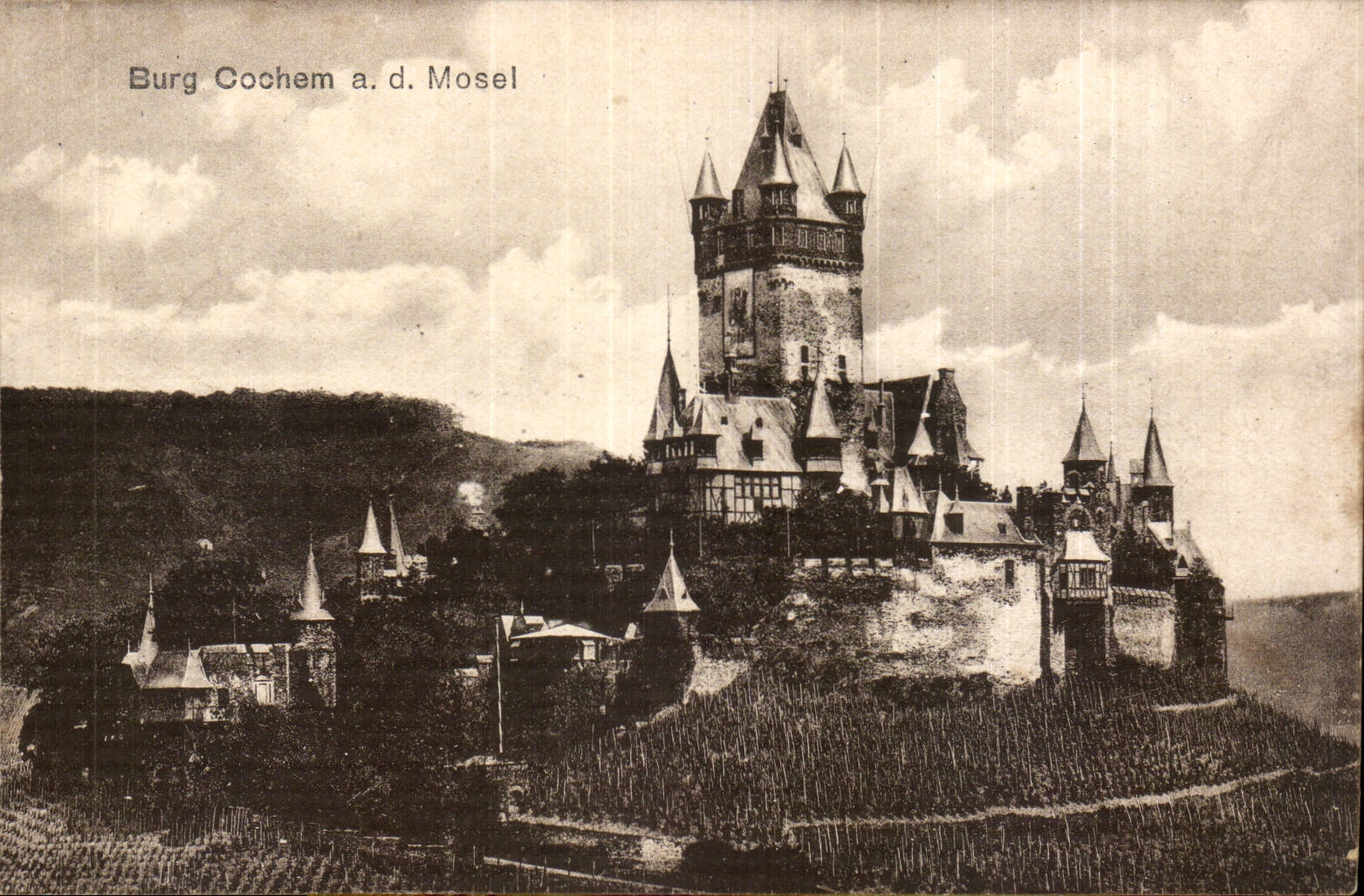 Germany Burg Cochem has D Mossel CPA