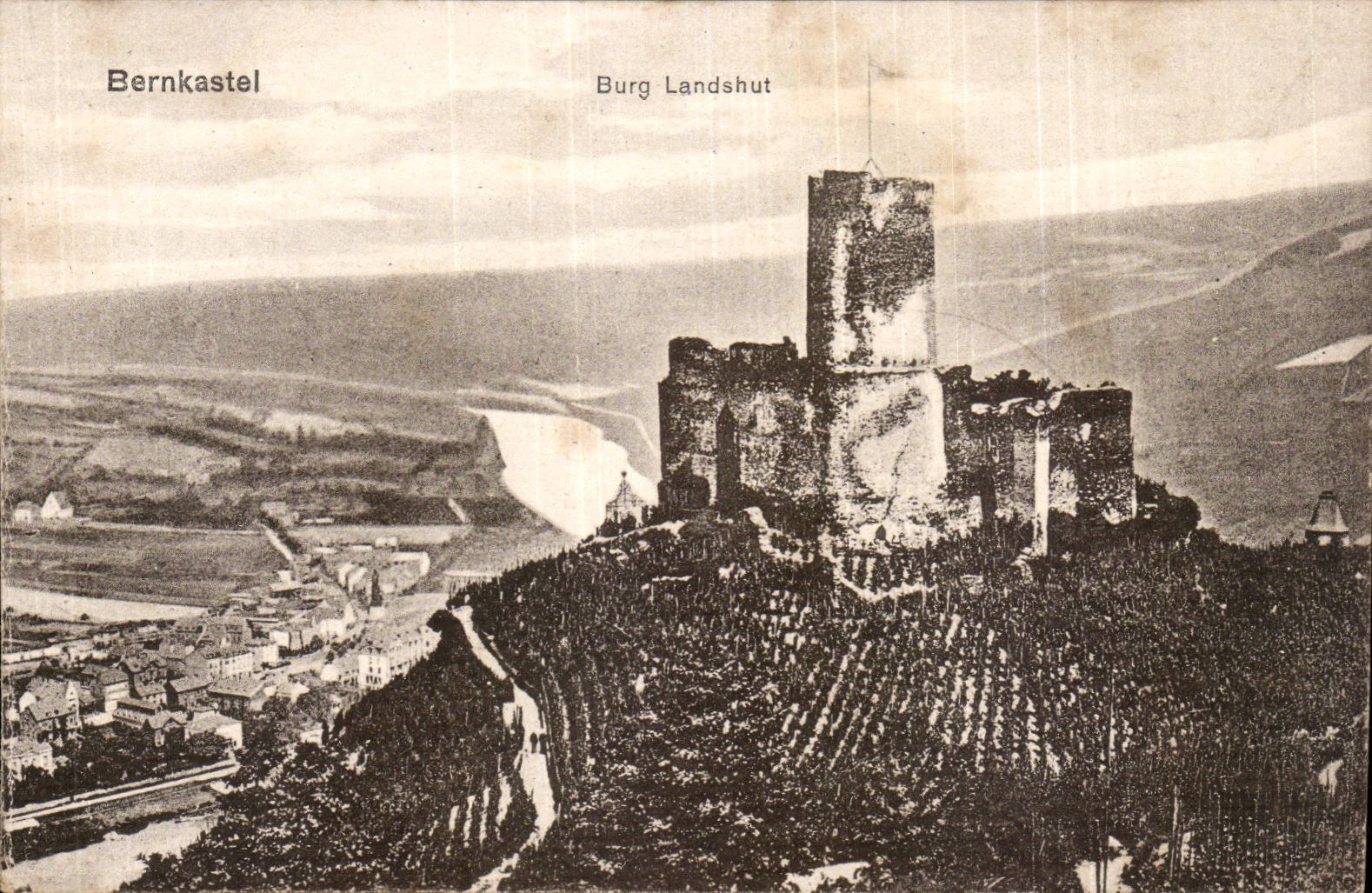 Germany Bernkastel CPA Burg Landshut