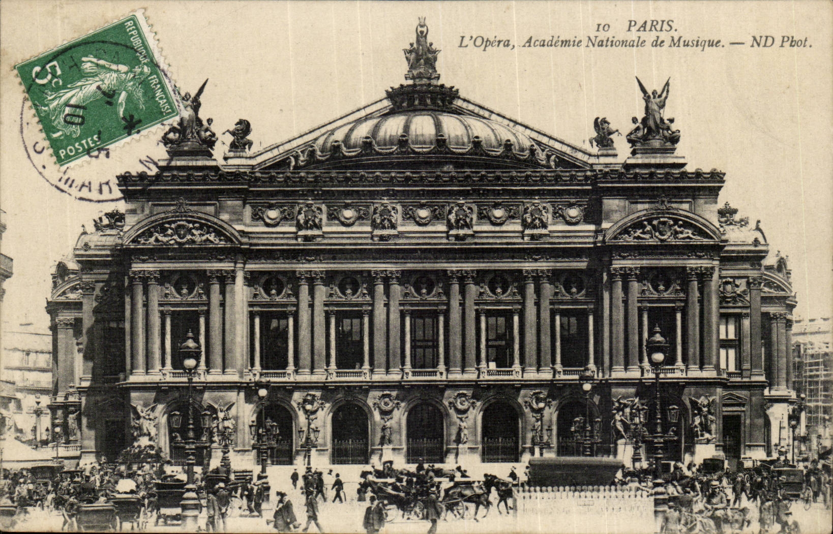 Paris CPA L'opera Academie nationale de musique