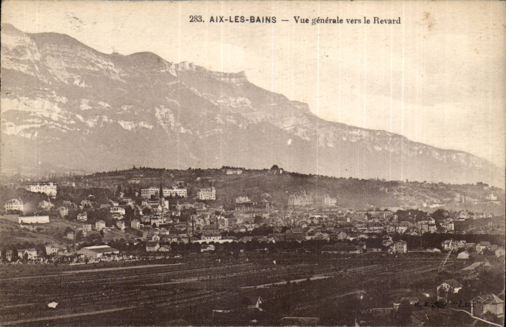 Aix les Bains CPA View towards Revard