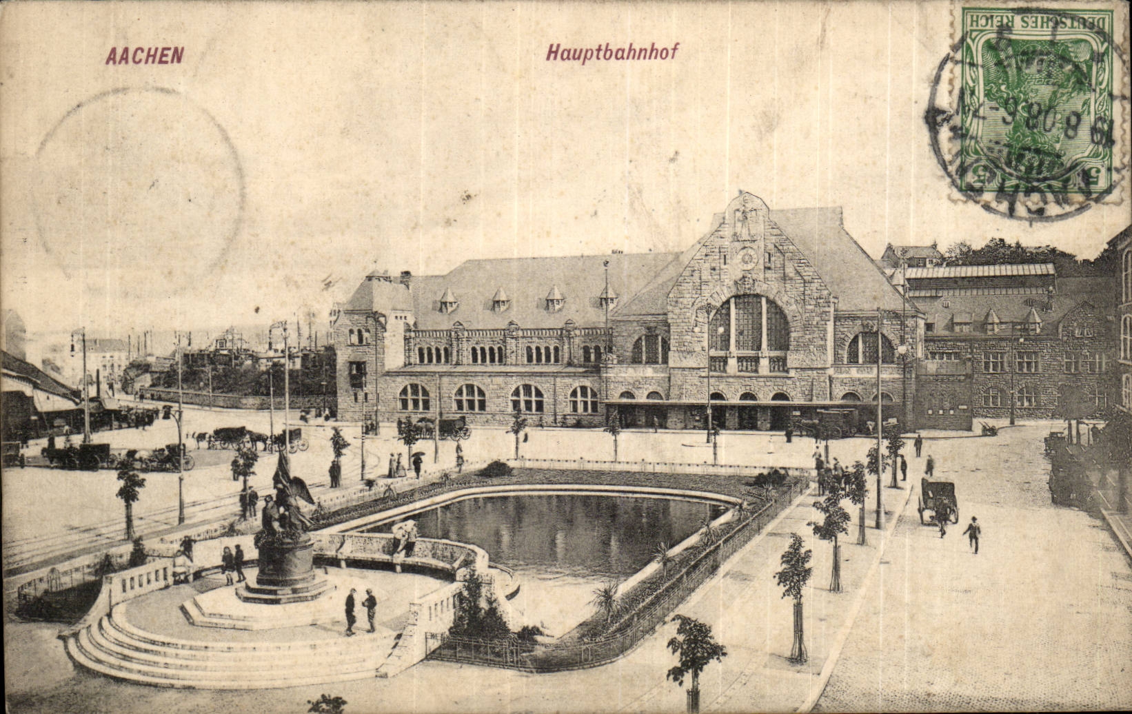 Germany CPA Aachen Hauptbahnhof