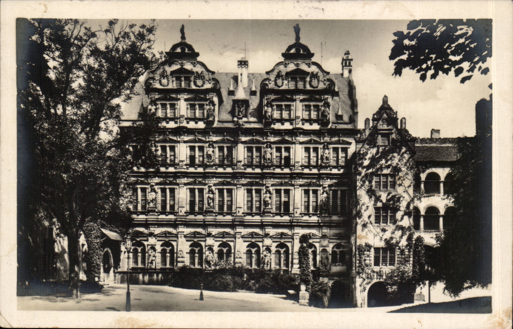 Germany Scloss Heidelberg Der Friedrichjbau