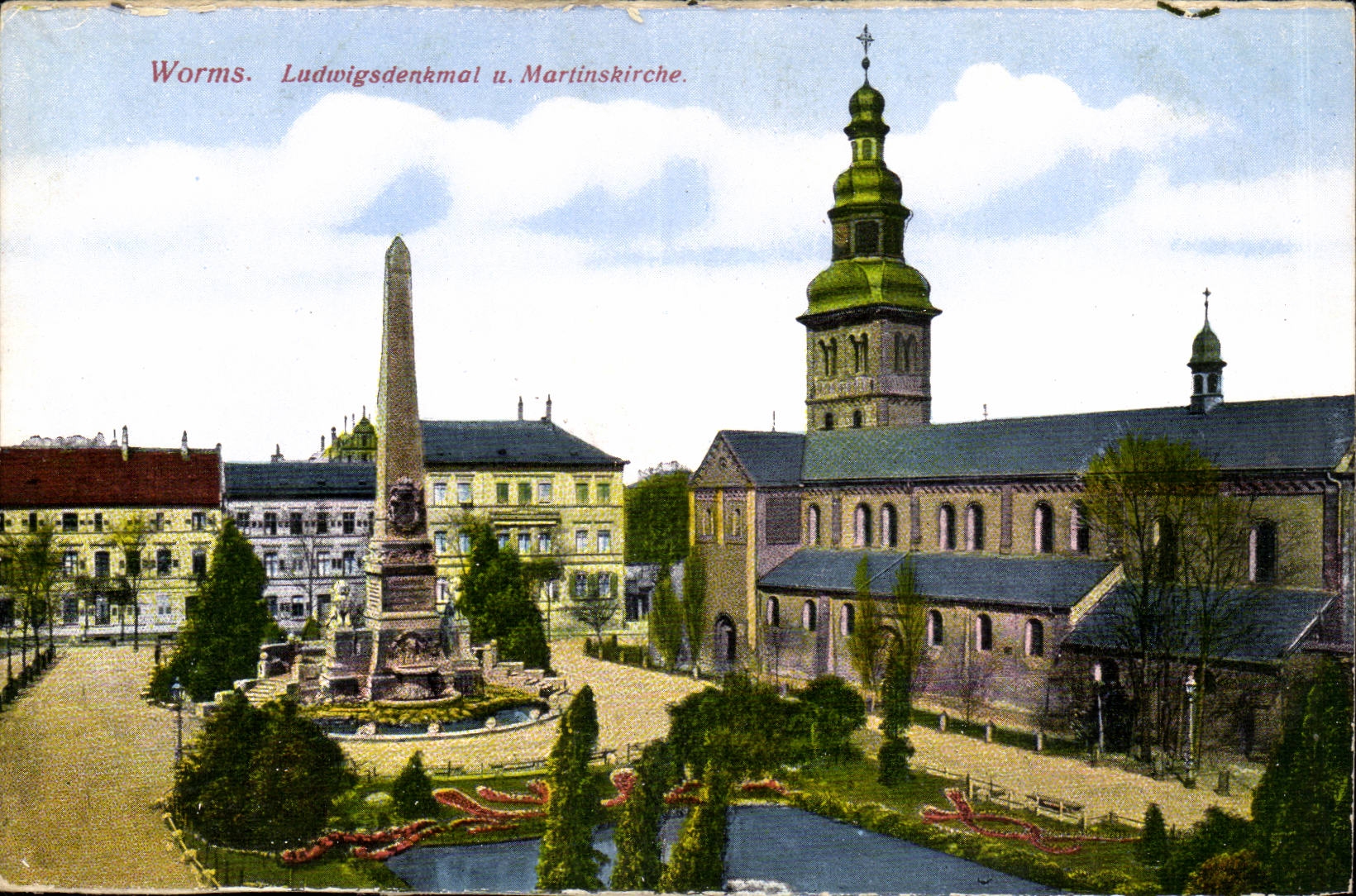 Germany Worms Ludwigsdenkaml U Martinskirche