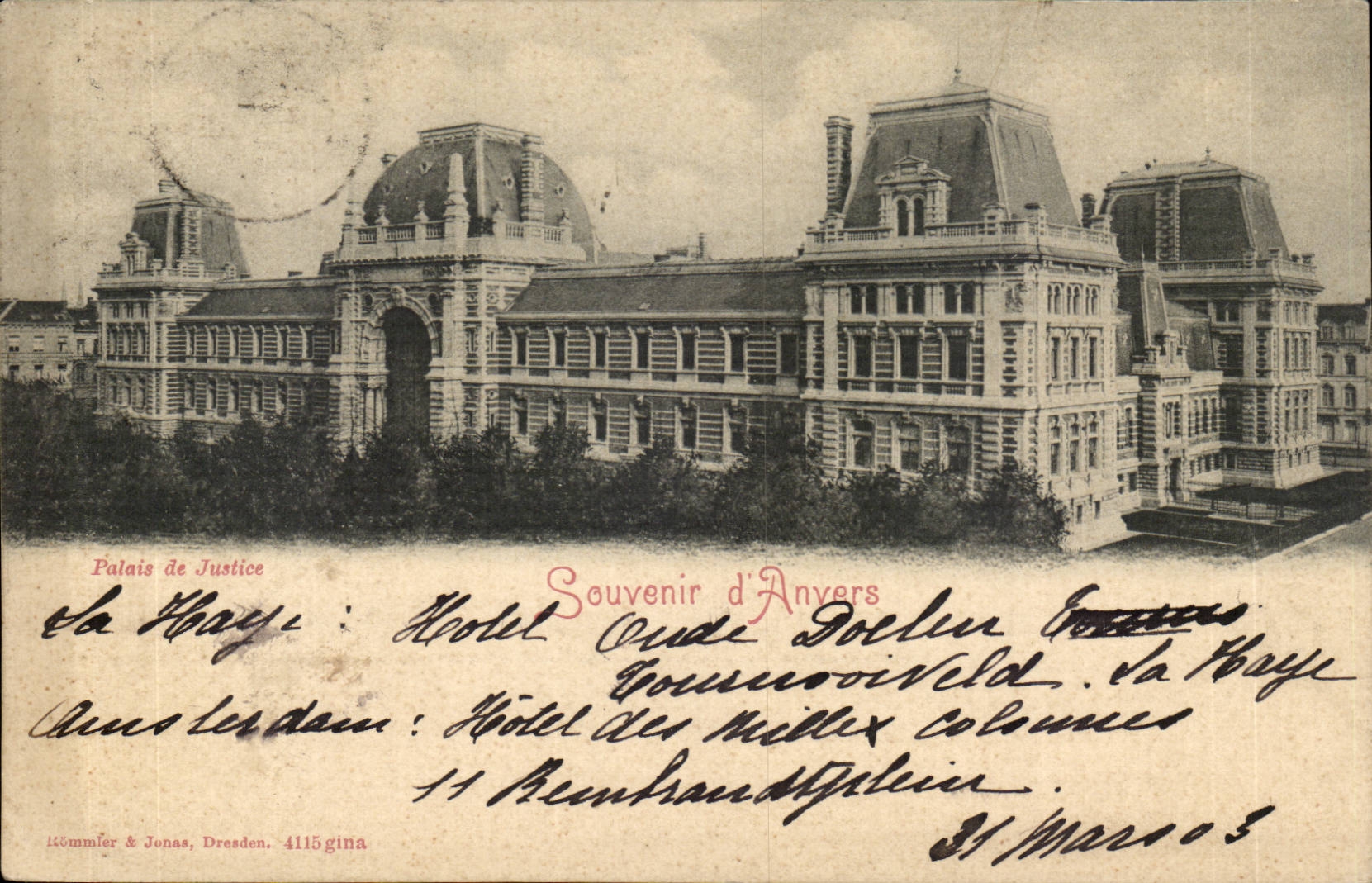 Belgie Belgien Antwerpen CPA Andenken von Antwerpen