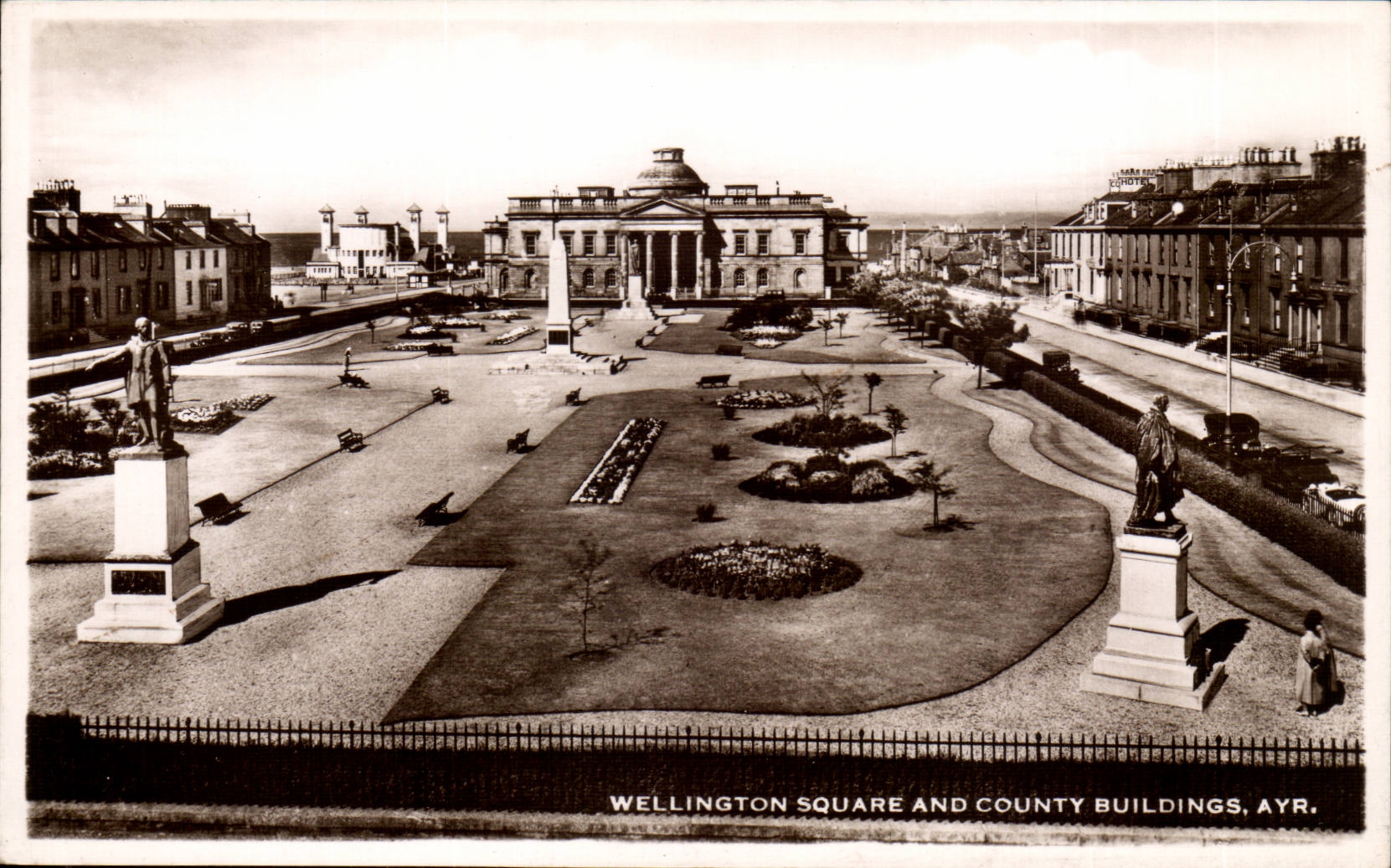Great BRitain Wellington square and county buildings ay