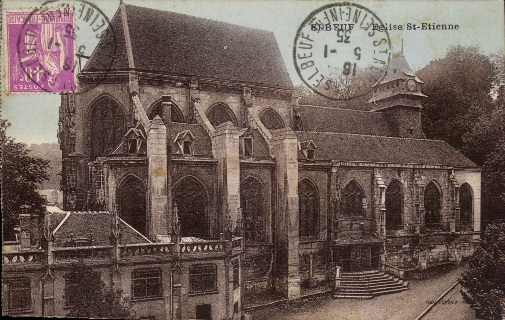 Elbeuf CPA Church St Etienne