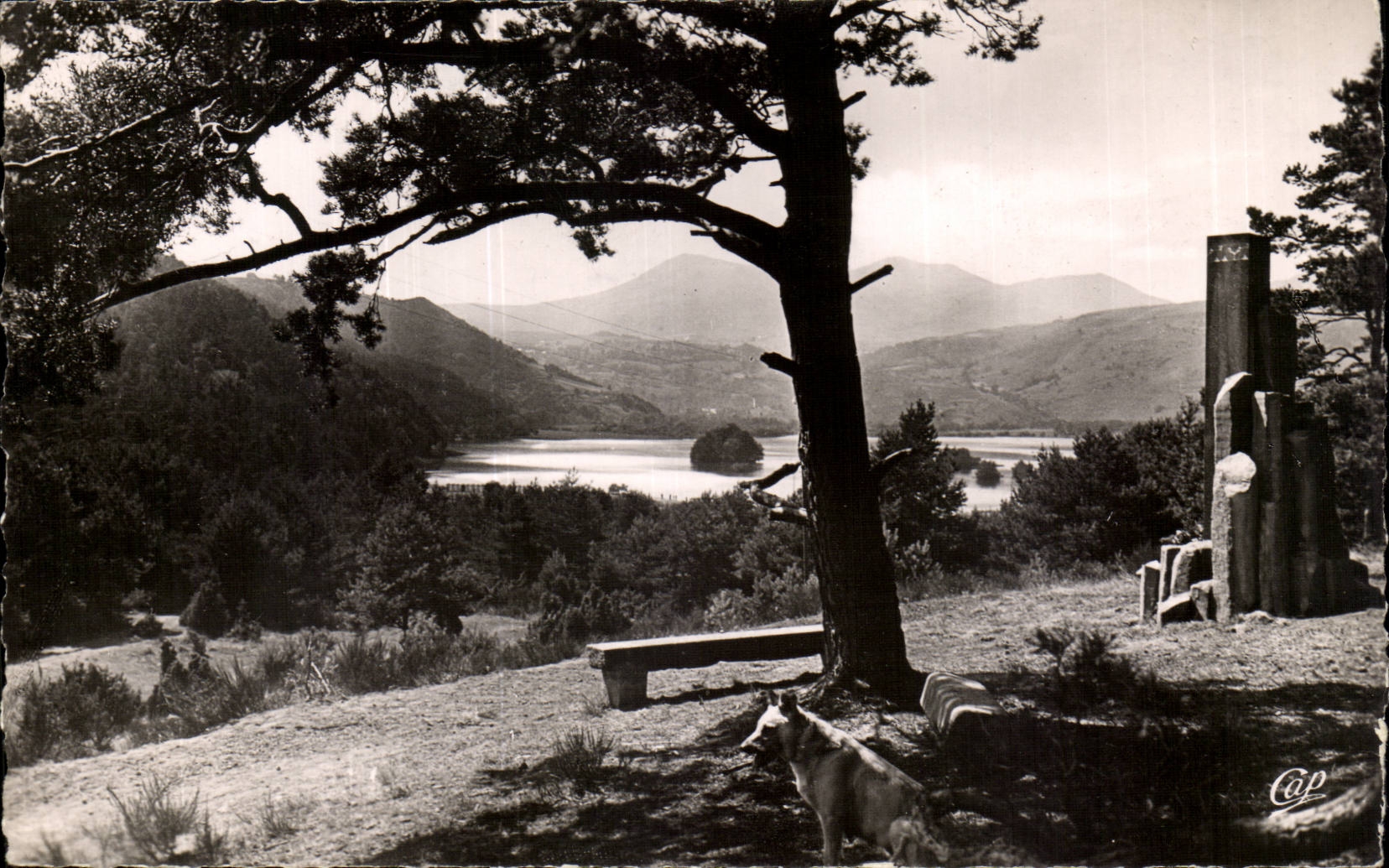 Auvergne CPA the lake Chambon