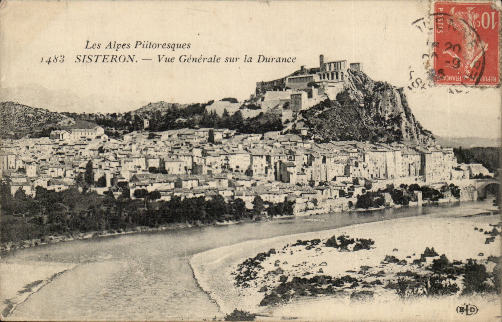 Sisteron CPA View on the Durance