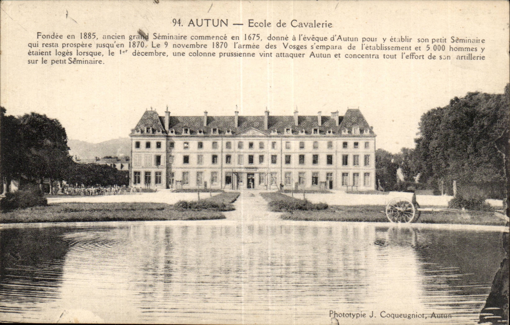 Autun CPA School of cavalry