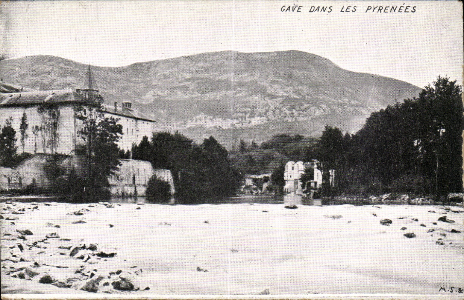 Gave in the Pyrenees CPA