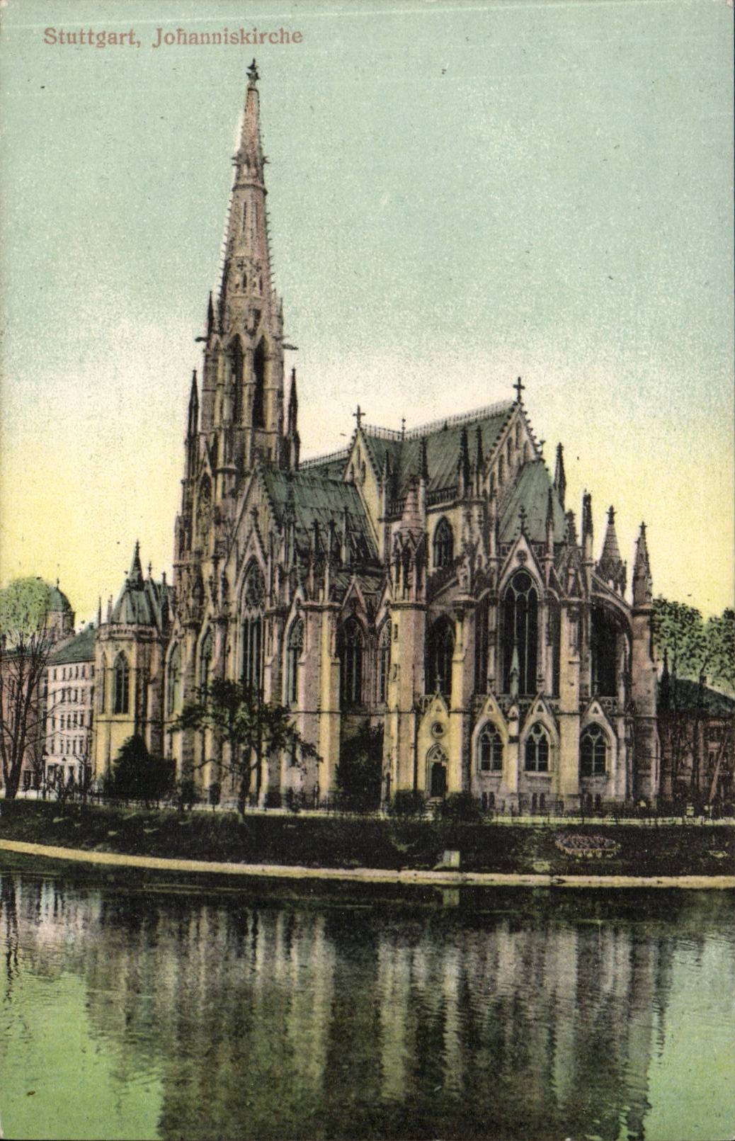 Deutschland Stuttgart CPA Johanniskirche