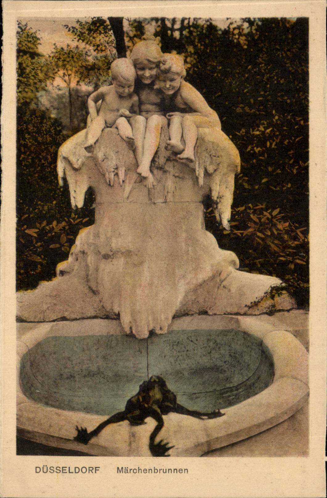 Germany Dusseldorf CPA Marchenbrunnen