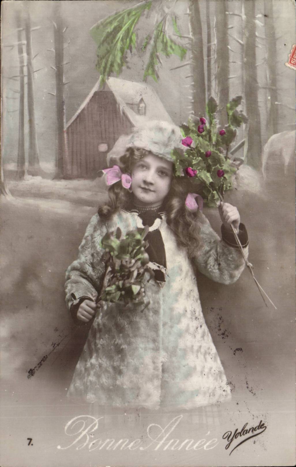 CPA Fantasy Child Happy New Year