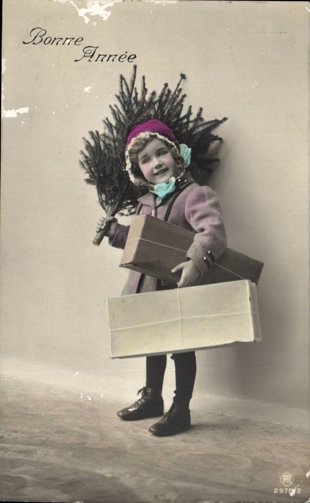 CPA Fantasy Child Happy New Year