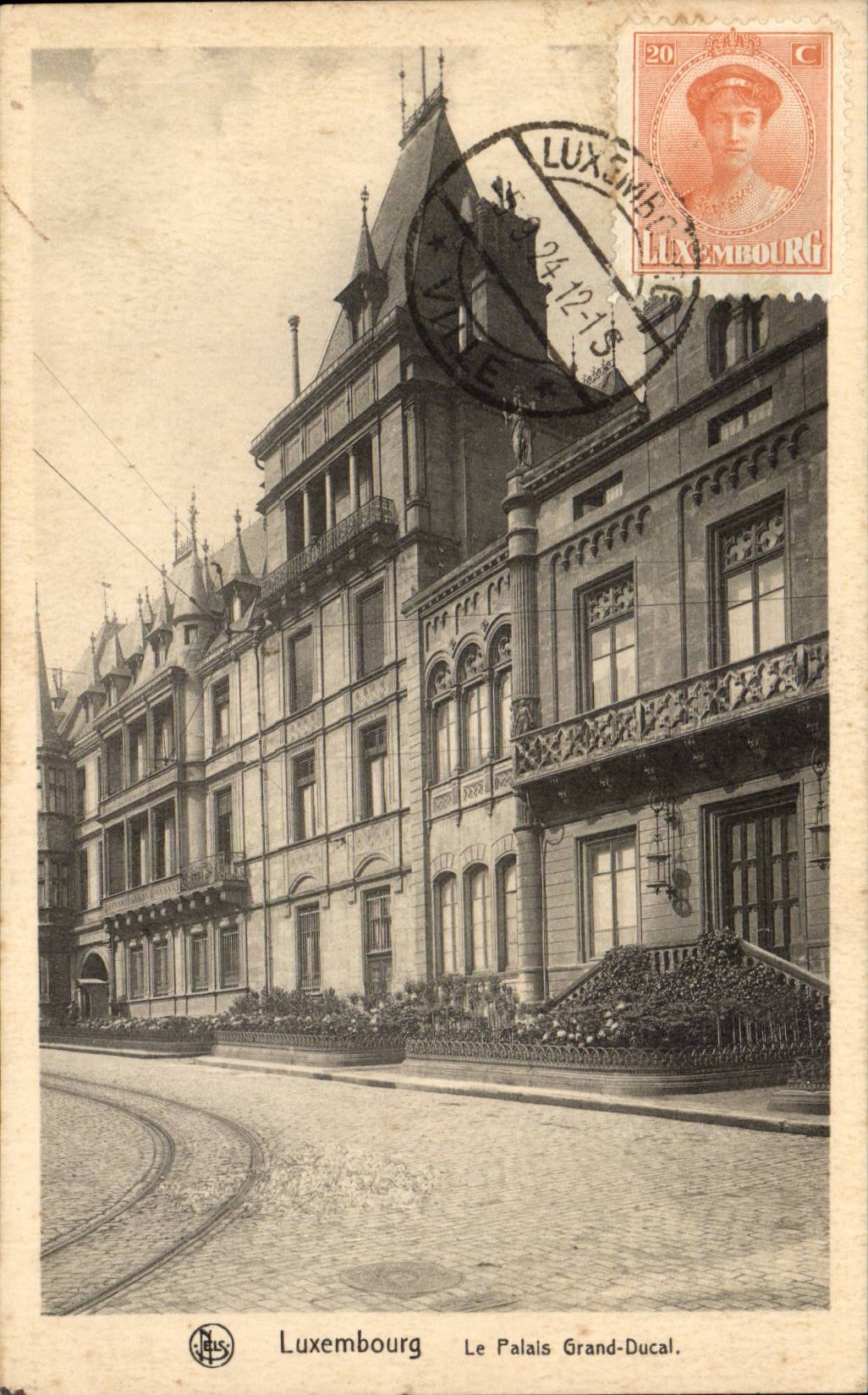 Luxembourg CPA the Ducal Large palate