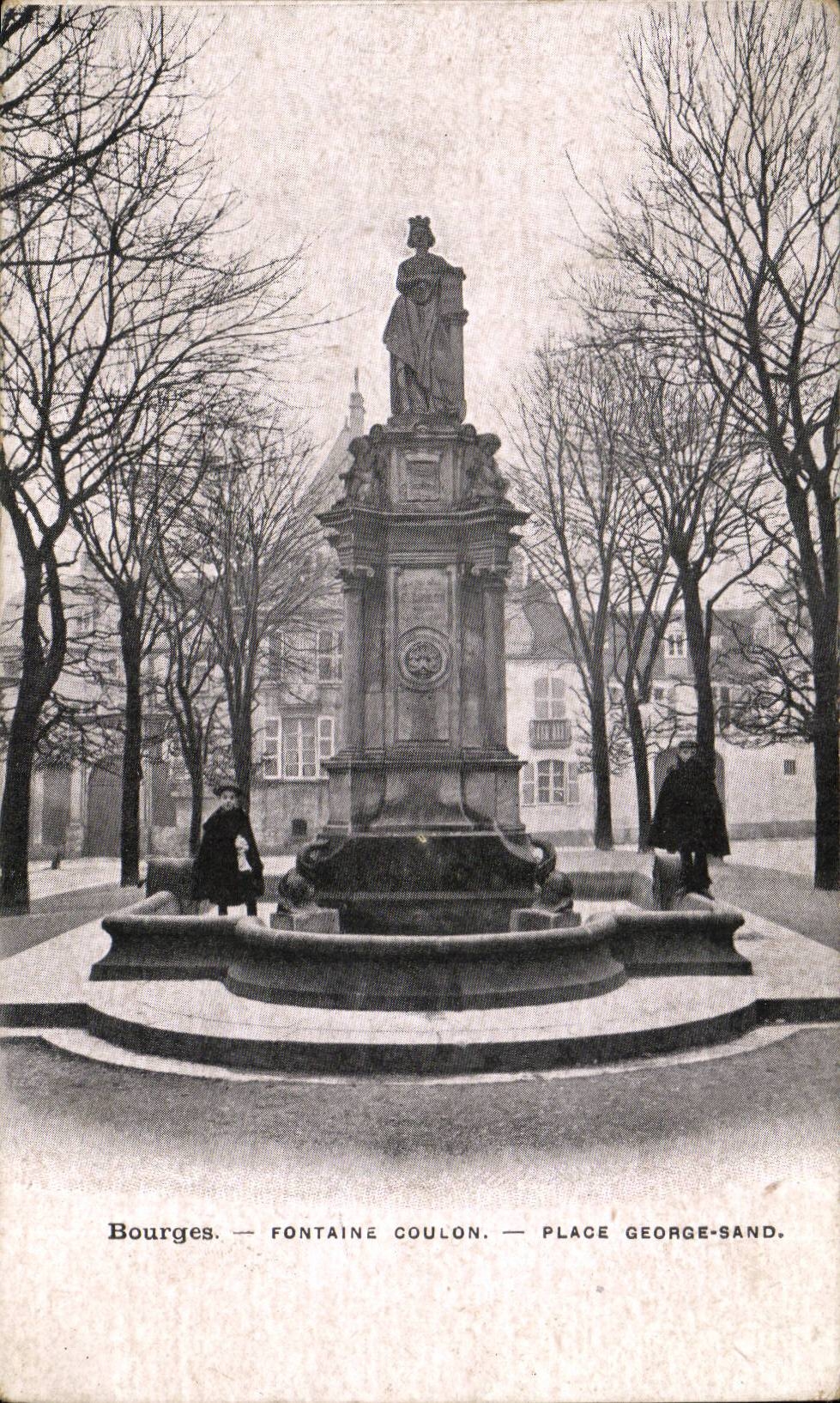 Bourges CPA Fontaine Coulon Places George SAnd