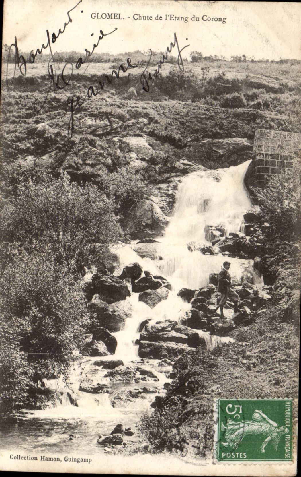 Glomel CPA Chute de l'etang du Corong