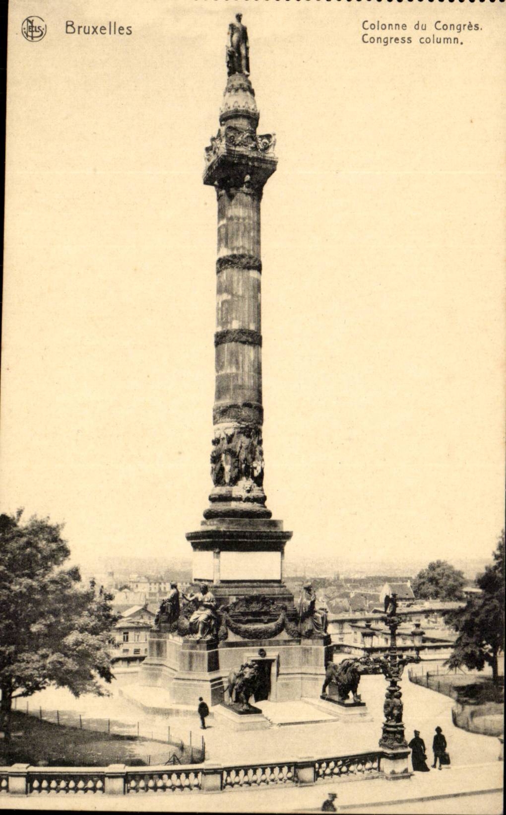 Belgium Brussels CPA Column of congers