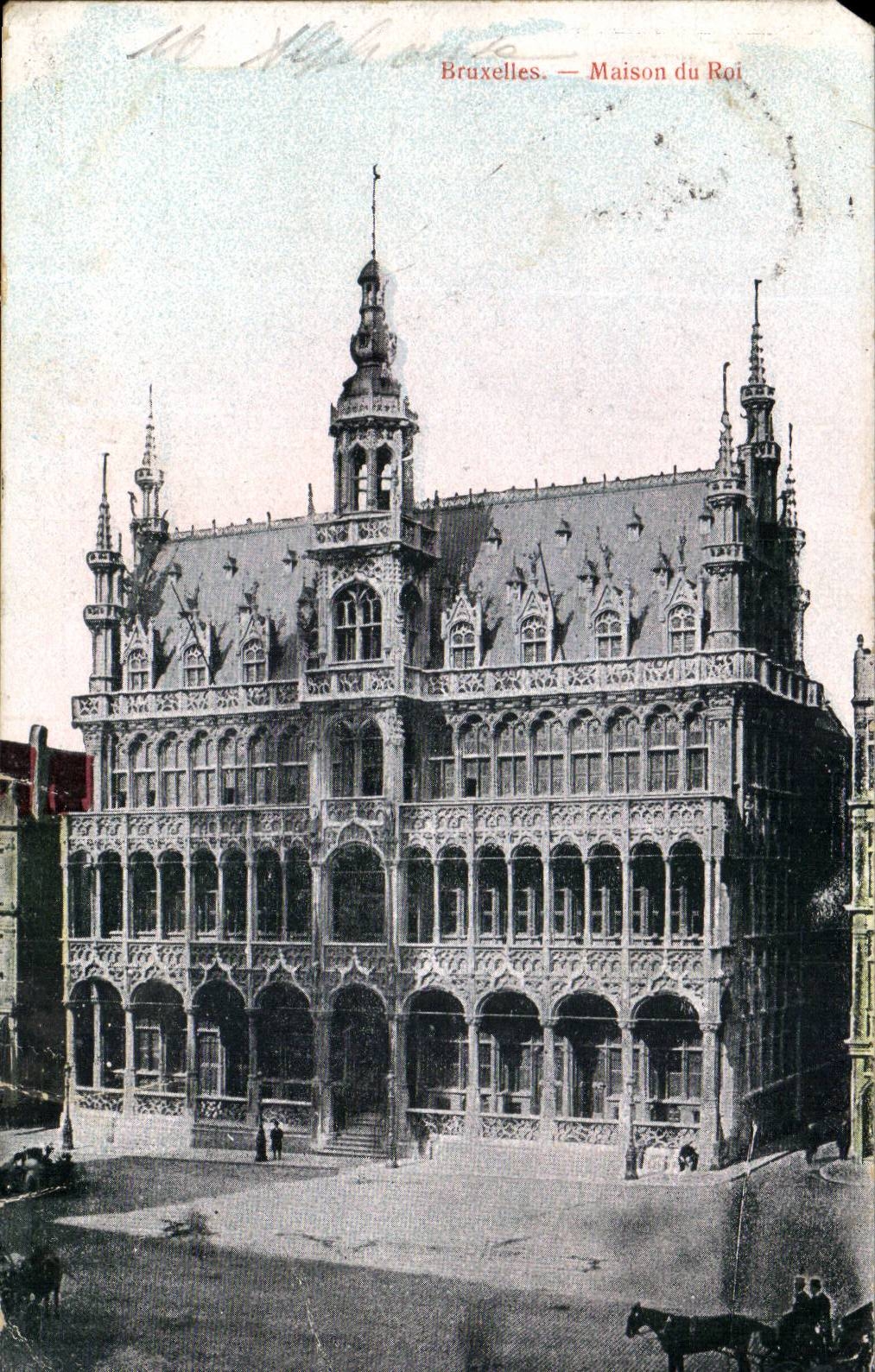 Belgium Brussels CPA House of the king