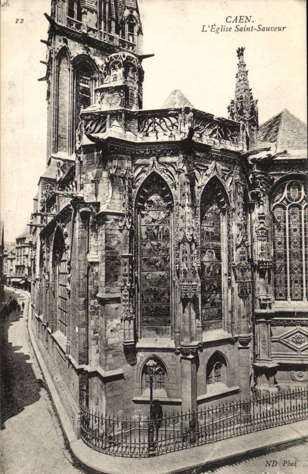 Caen CPA der Kirche Saint Retter