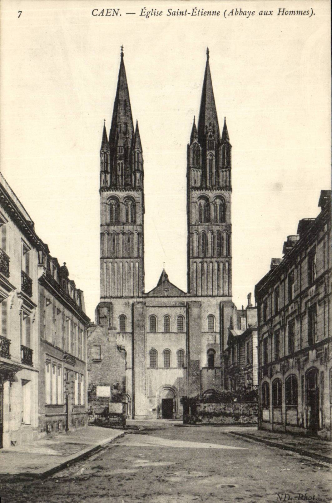 Kirche Saint-Etienne (Abtei Caen-CPA mit den Mannern)