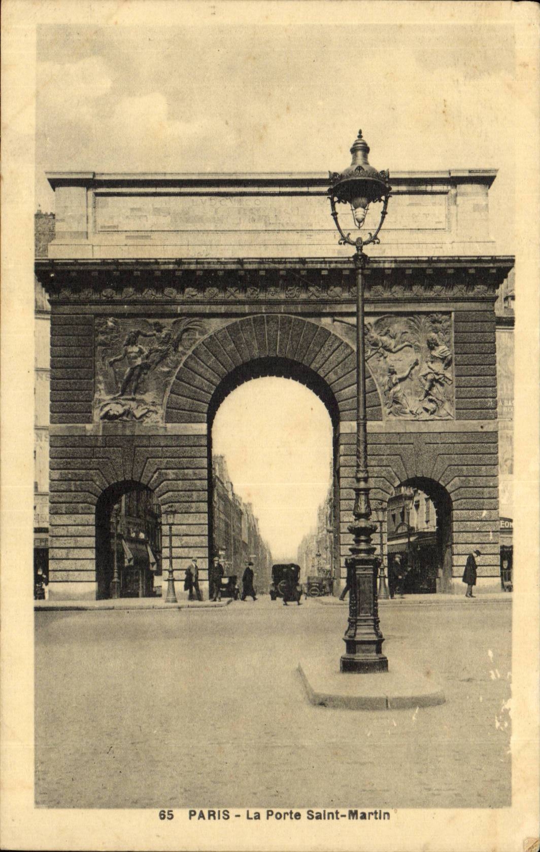 Paris CPA die Tur Saint Martin