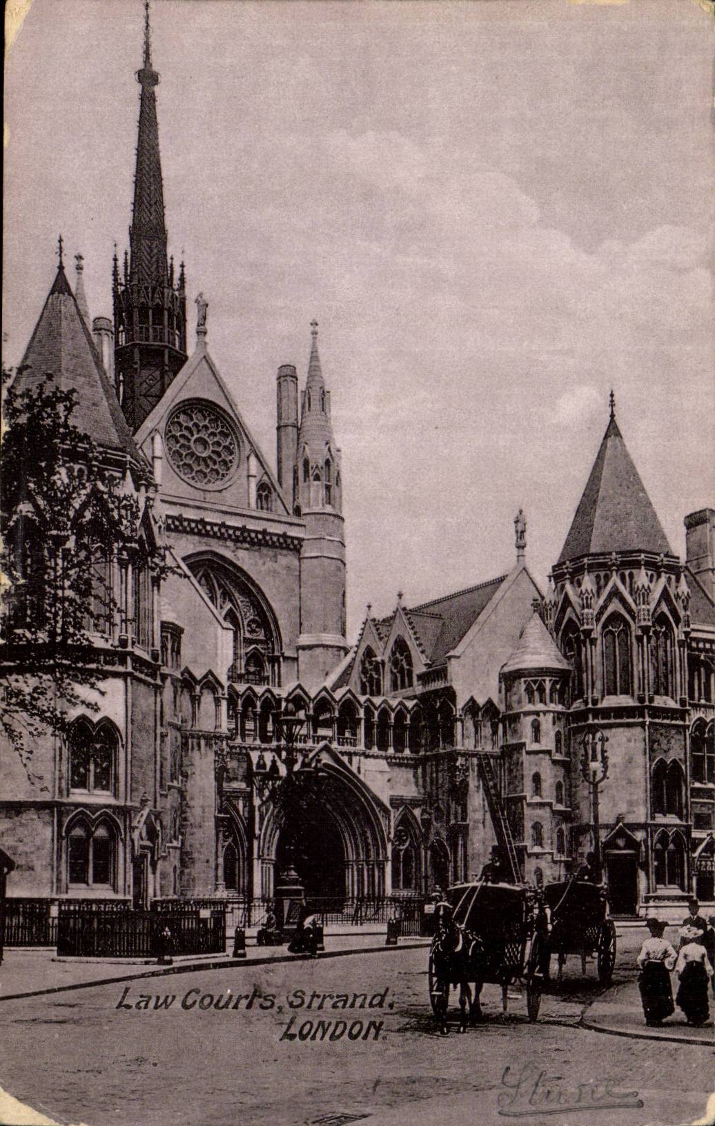 Great Britain London London CPA Law Strand courts