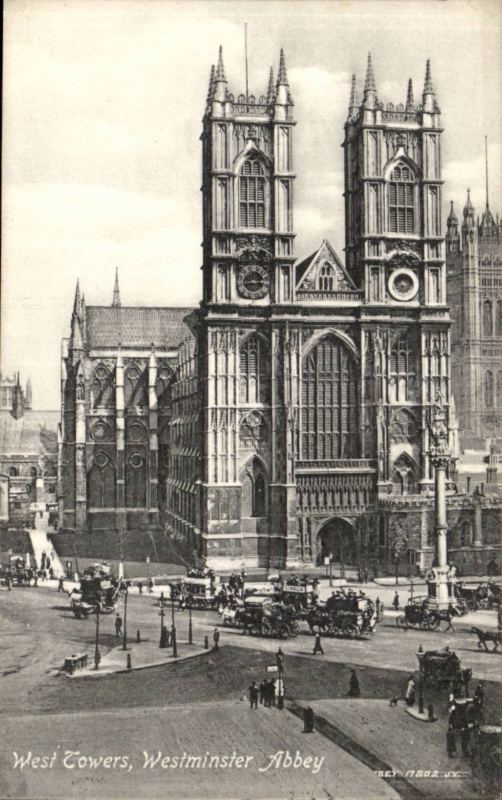 Great Britain London London West Towers CPA Westminster abbey