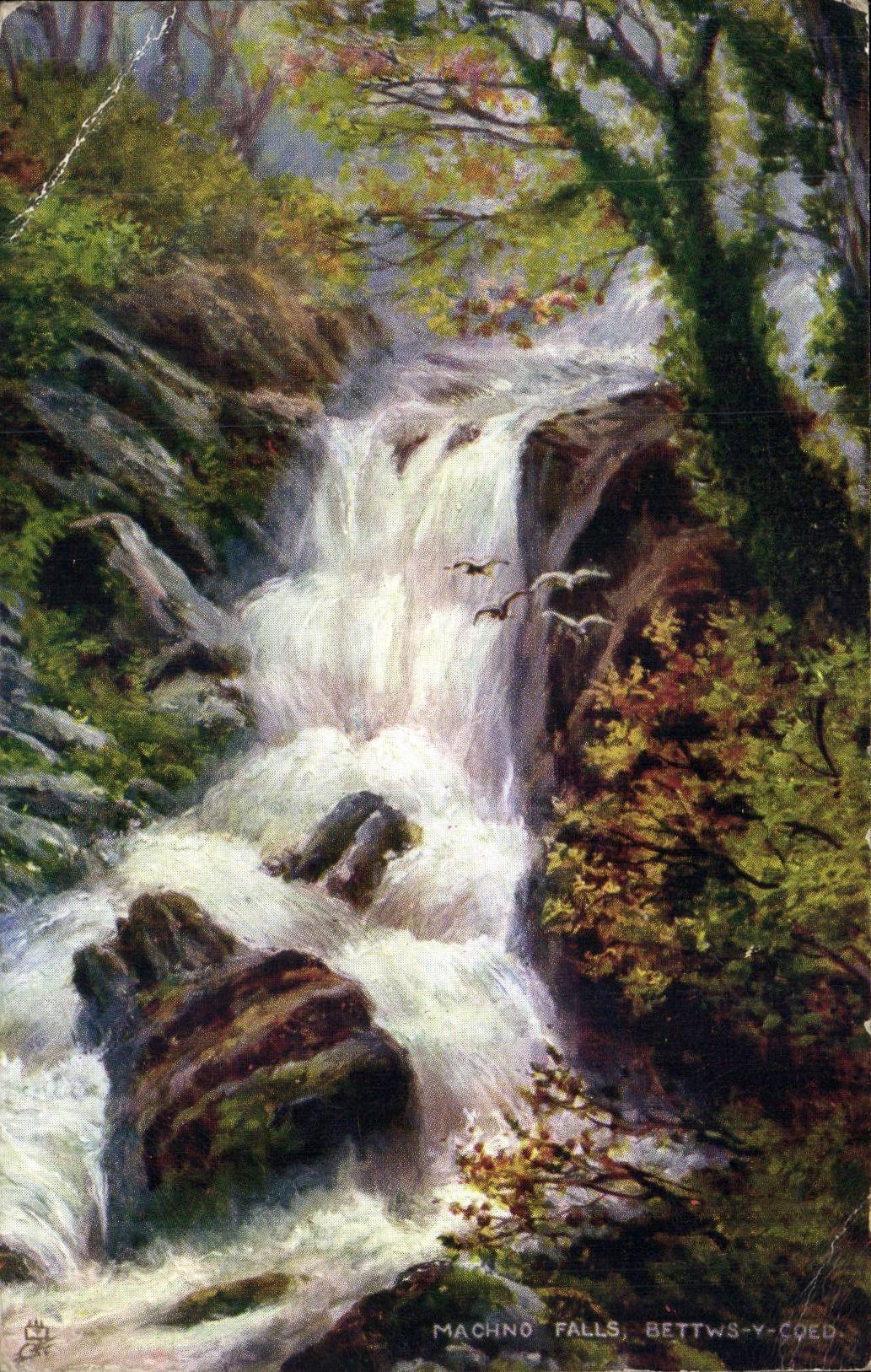 Great Britain Machno Falls Bettws CPA