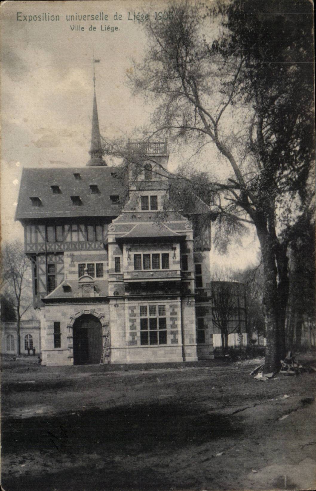 Belgie Belgium Fair universal of Liege 1905 CPA Town of Liege